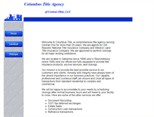 Tablet Screenshot of columbustitleagency.com